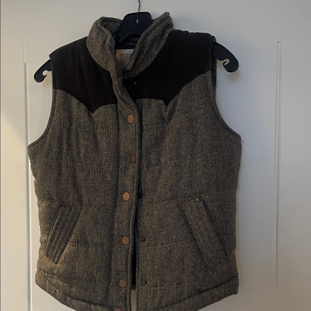 Western vintage puffer vest